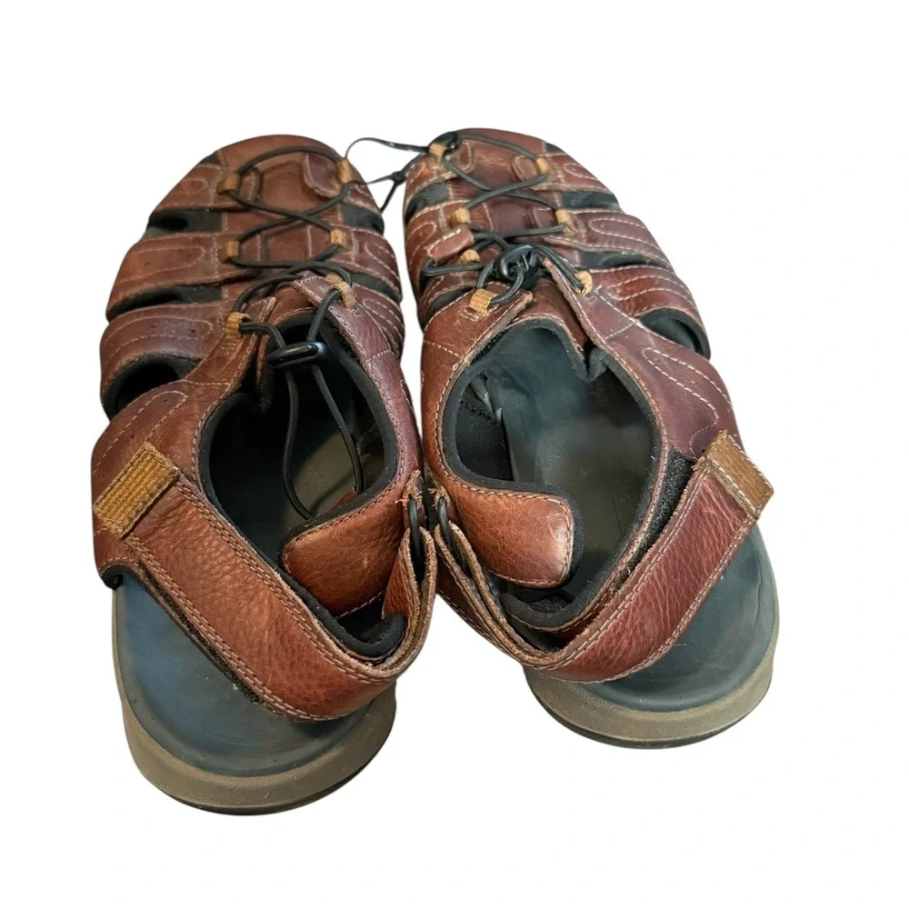Clarks Brixby Cove Leather Slip On     Walking Comfort Closed Toe Shoe 13 Medium - Picture 6 of 10